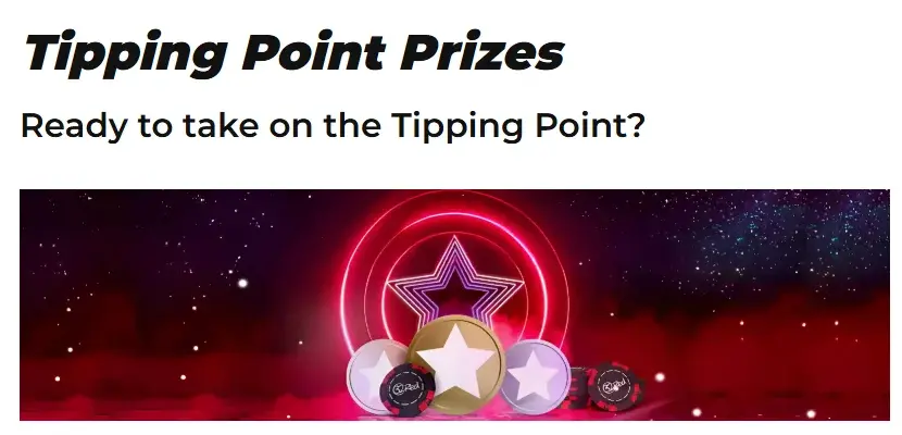 Tipping Point Prizes 32Red casino bonus